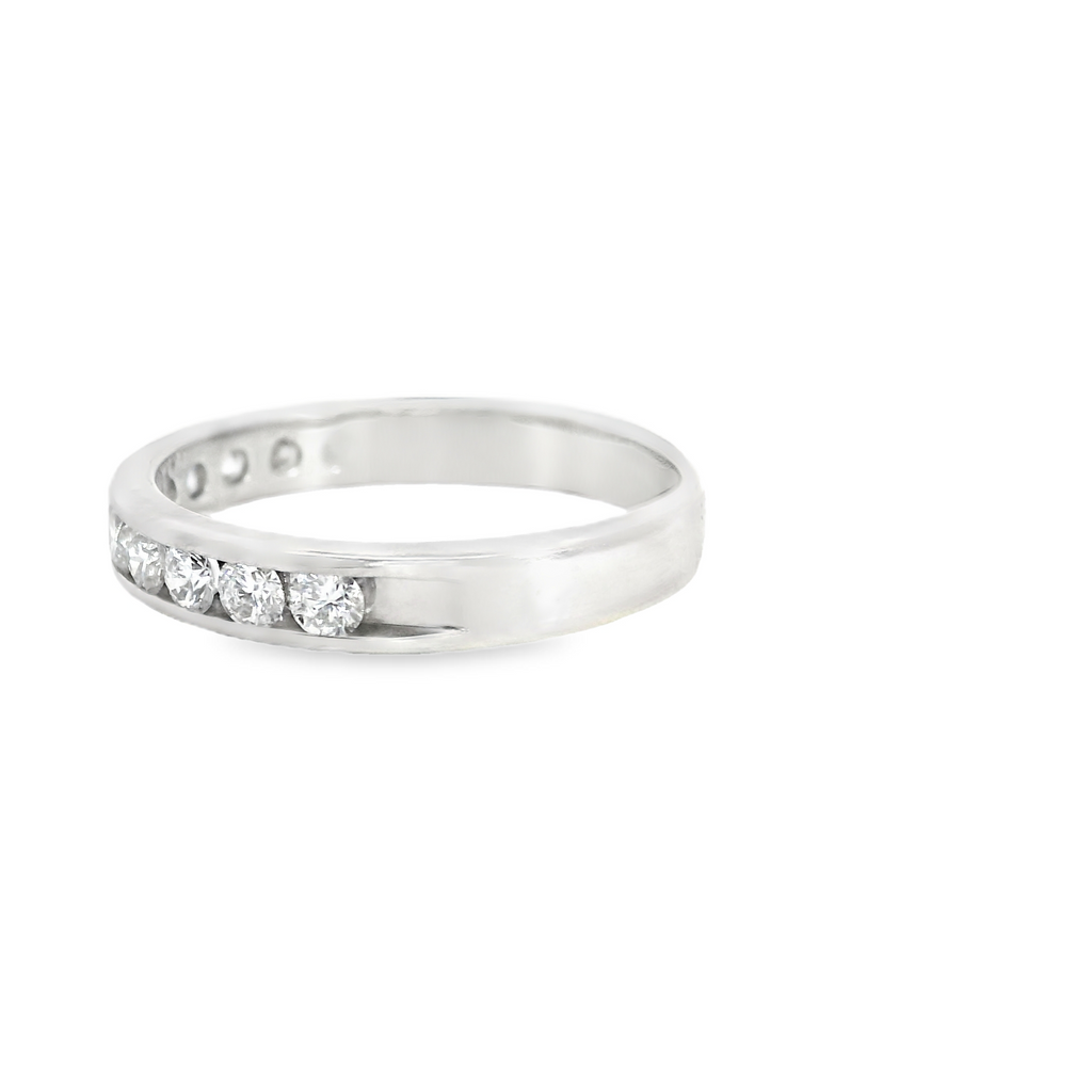 14K WG Channel Set Diamond Band