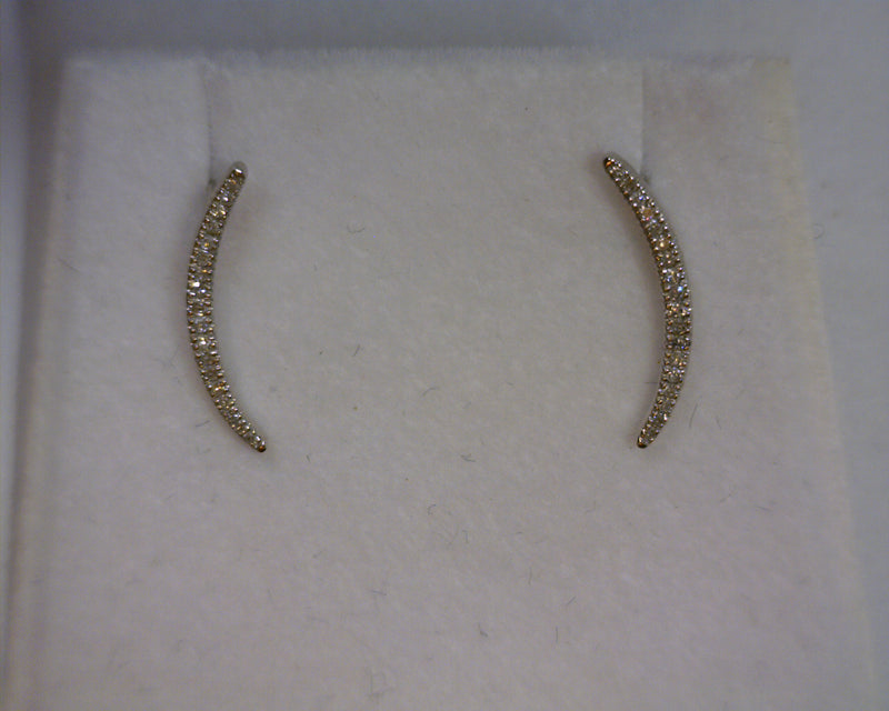 14K WG DIAMOND EARRINGS