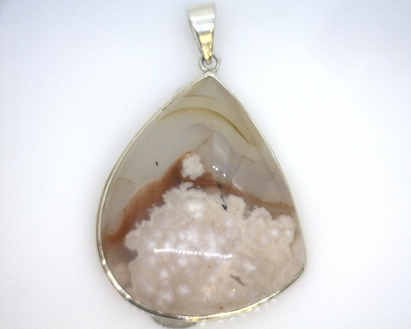 STERLING SILVER JASPER PENDANT