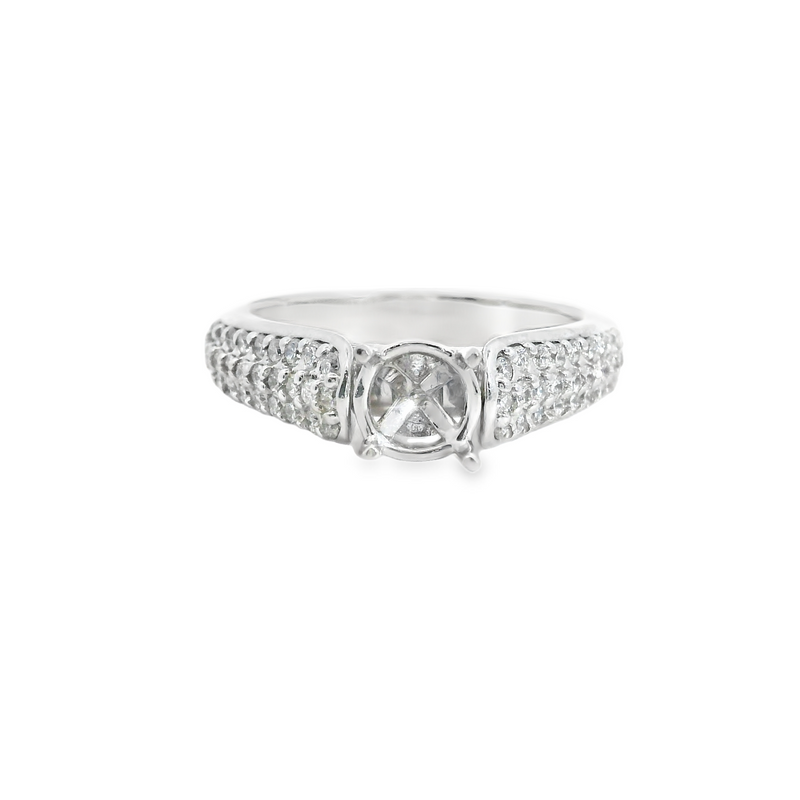 14K WG DIAMOND RING WEDDING SET