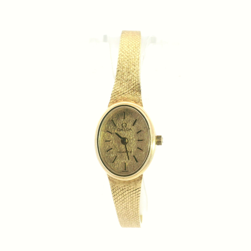Ladies 14K Yellow Gold Omega Watch