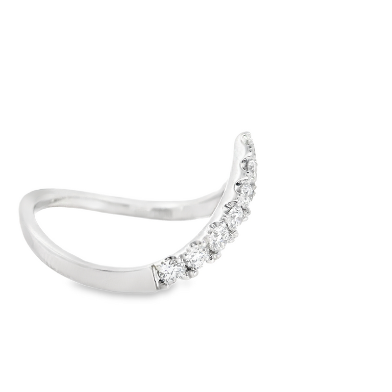14K WG Diamond Band 0.48 CT TW