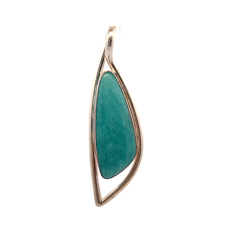 Sterling Silver Chalcedony Pendant