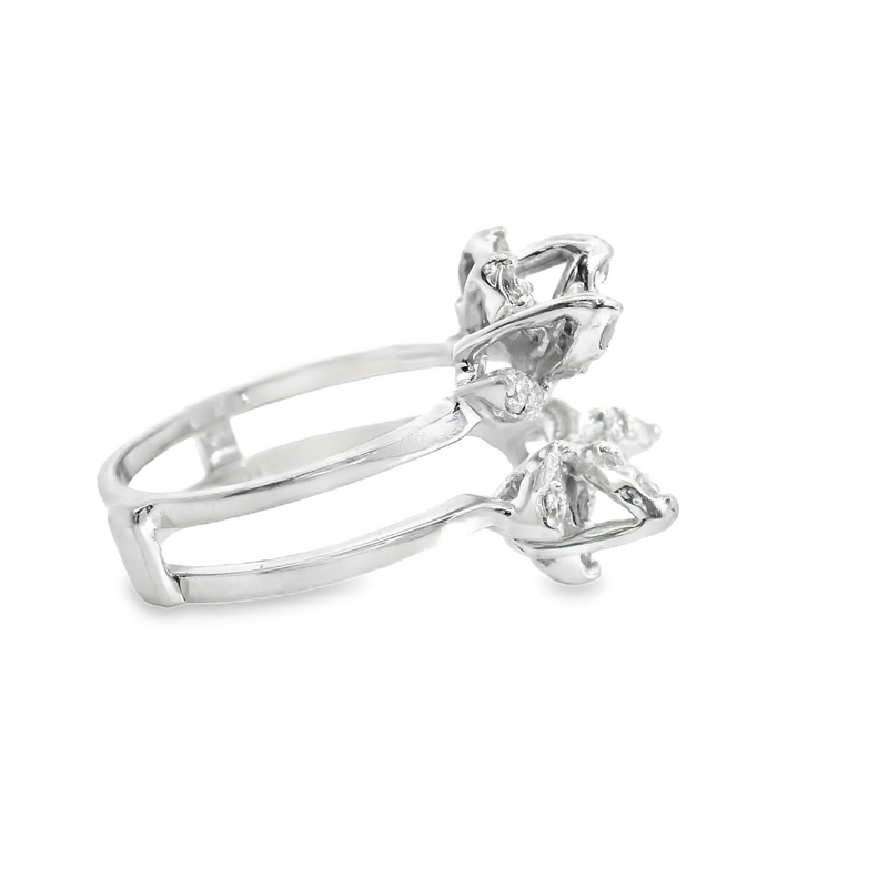 14K WG Diamond Guard