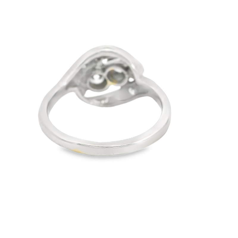 14K WG Vintage Diamond Ring