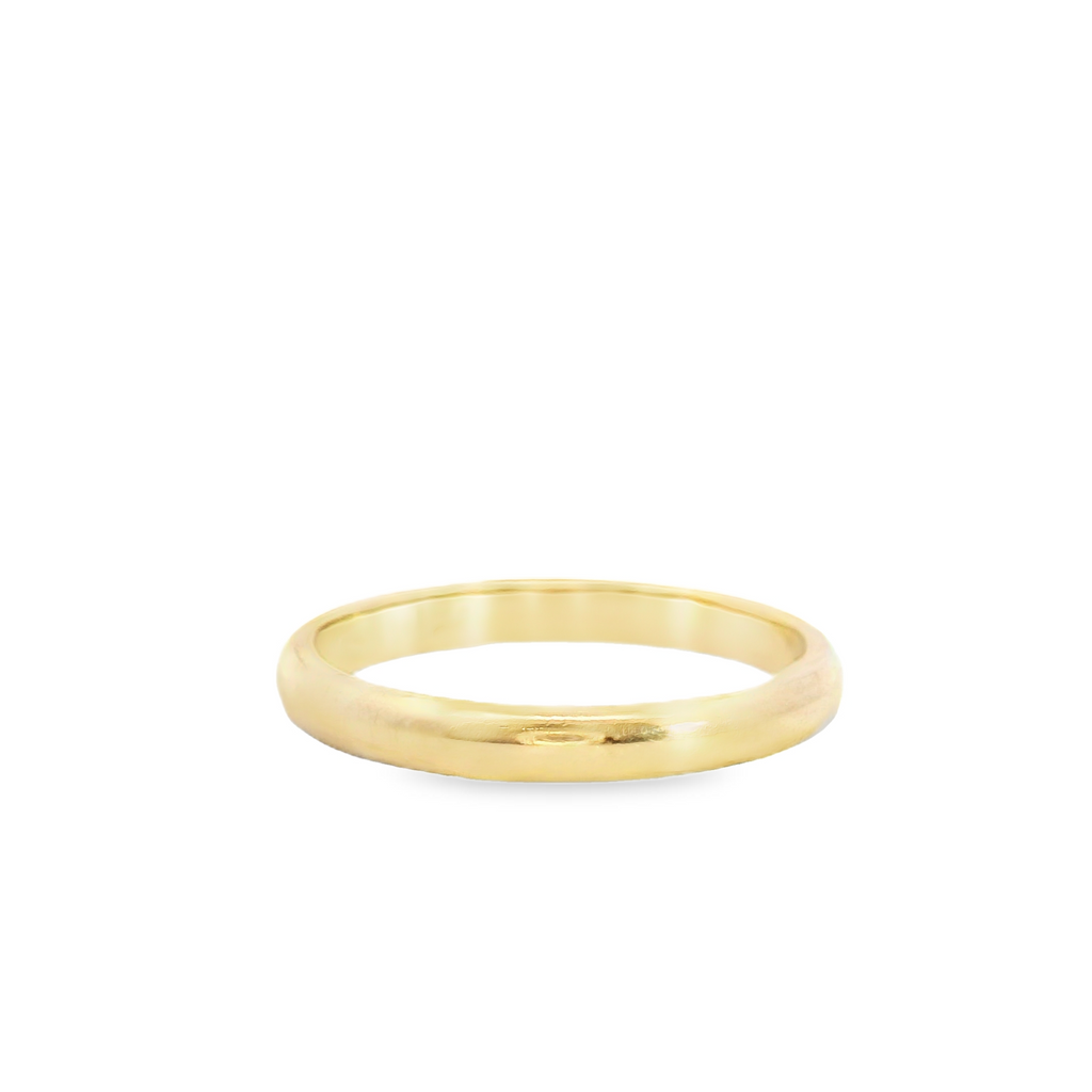 14K YG 2.mm Wedding Band Size 5.5