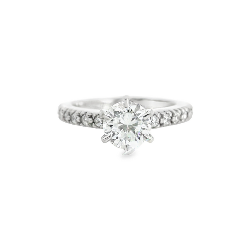 14K WG ENGAGEMENT RING