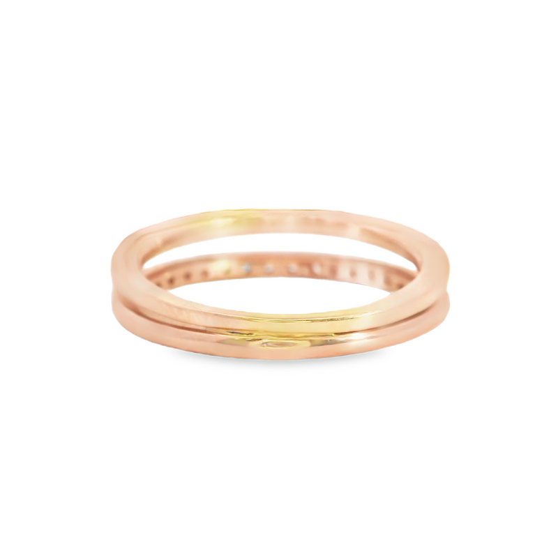 14K & 10K ROSE GOLD  DIAMOND RING