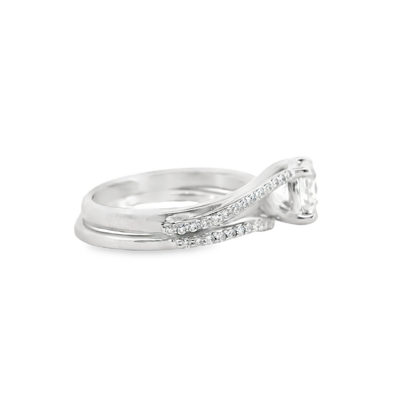14K WG Diamond Bridal Set