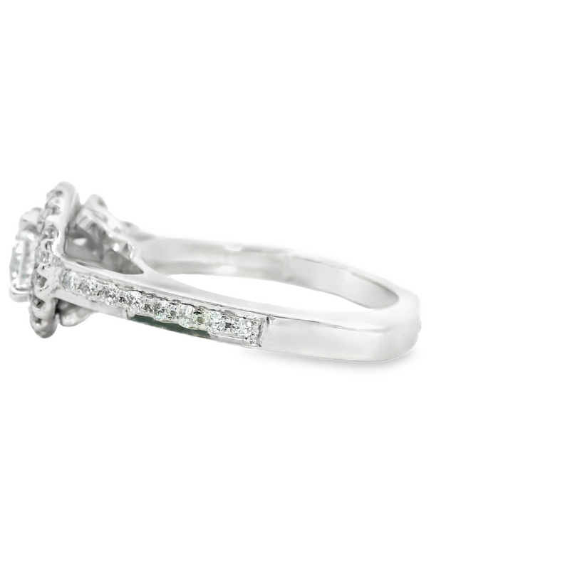 14K WG ENGAGEMENT RING