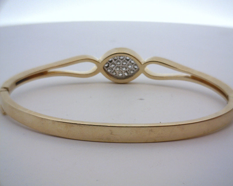 14K YELLOW GOLD DIAMOND BRACELET