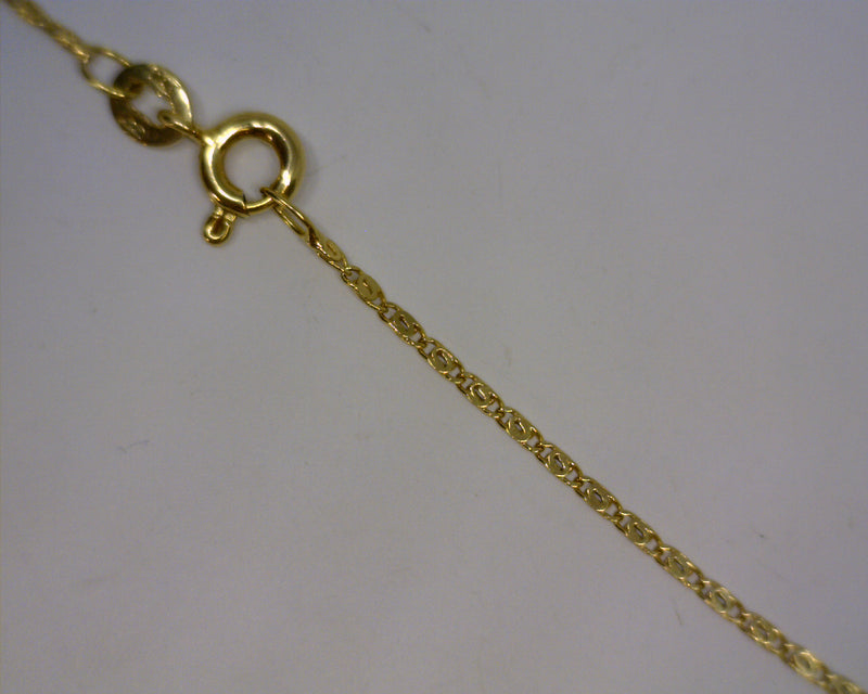 14K YELLOW GOLD CHAIN 16" 2.0