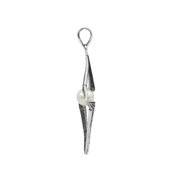 Sterling Silver Pearl Pendant