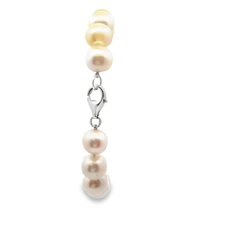 Sterling Silver Freshwater Pearl Bracelet 7.5"