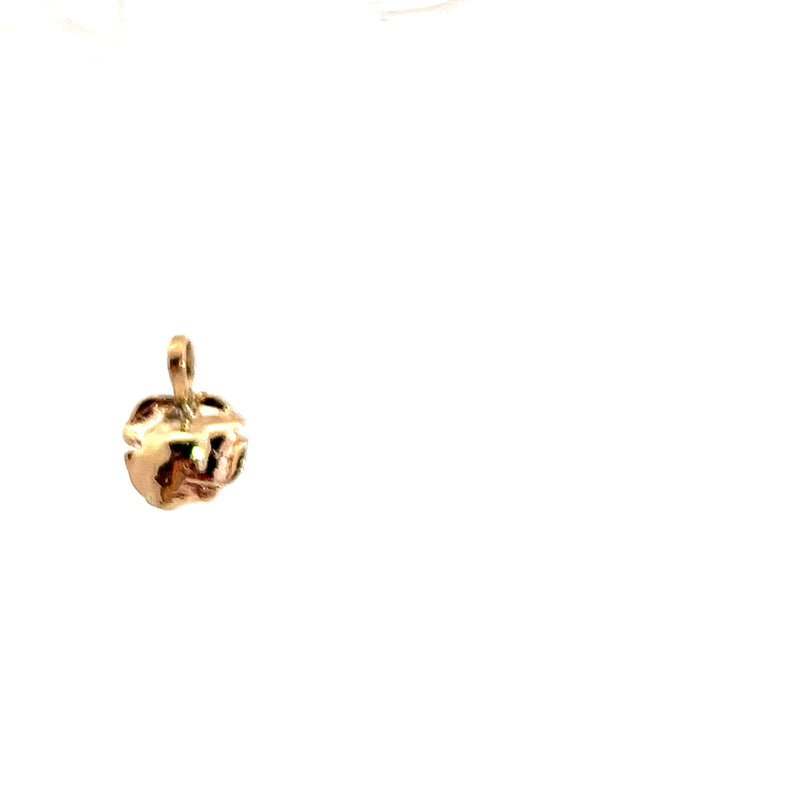 14K YG Rose Pendant