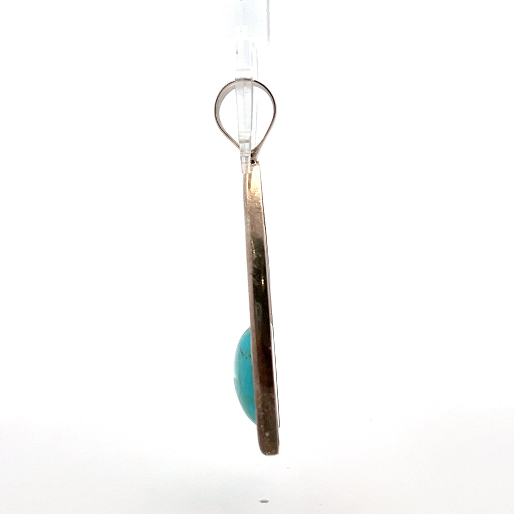 Sterling Silver Turquoise Pendant