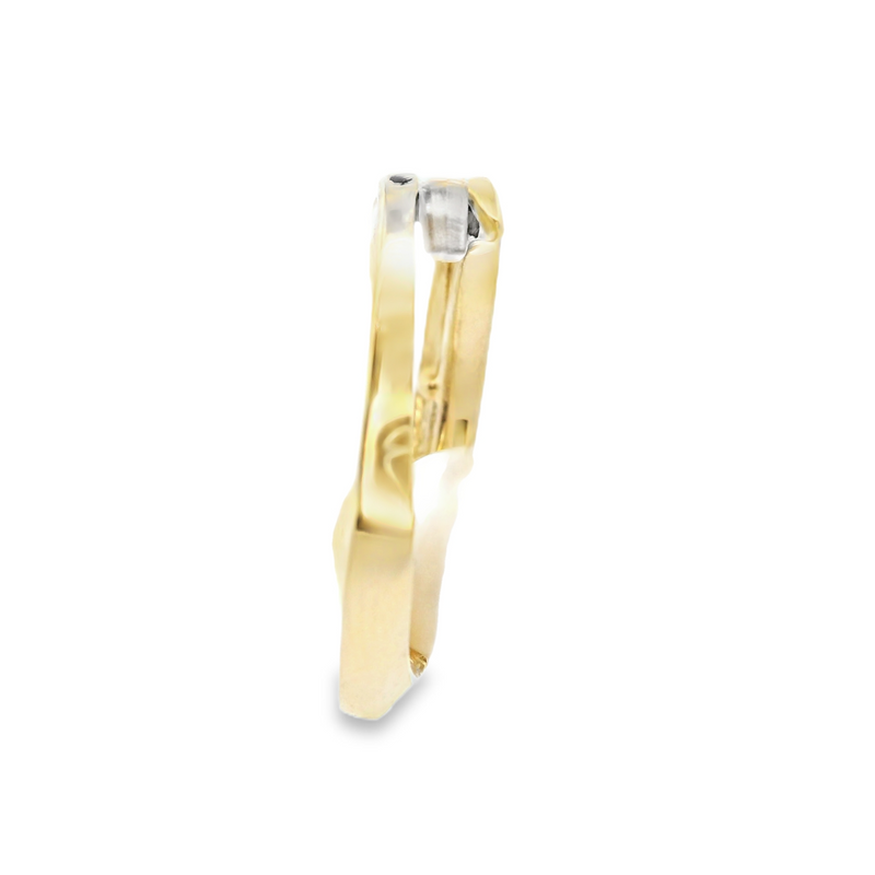 14K YG Pearl & Diamond Pendant