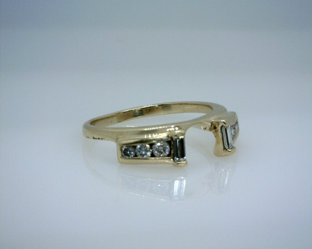 14K YG DIAMOND WRAP