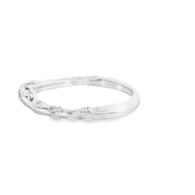 14K WG DIAMOND BAND 0.05 CT TW