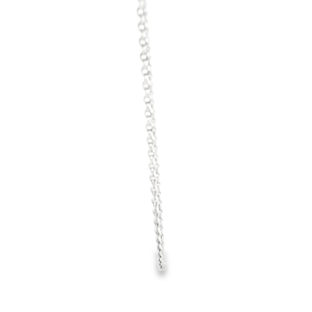 14K WG Cable Chain