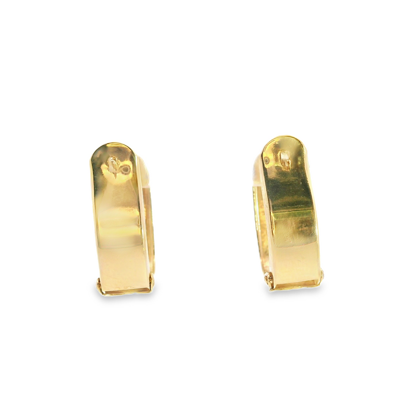14K YG Hoop Earings