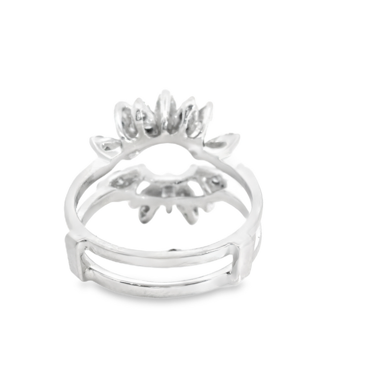 14K WG Diamond Guard