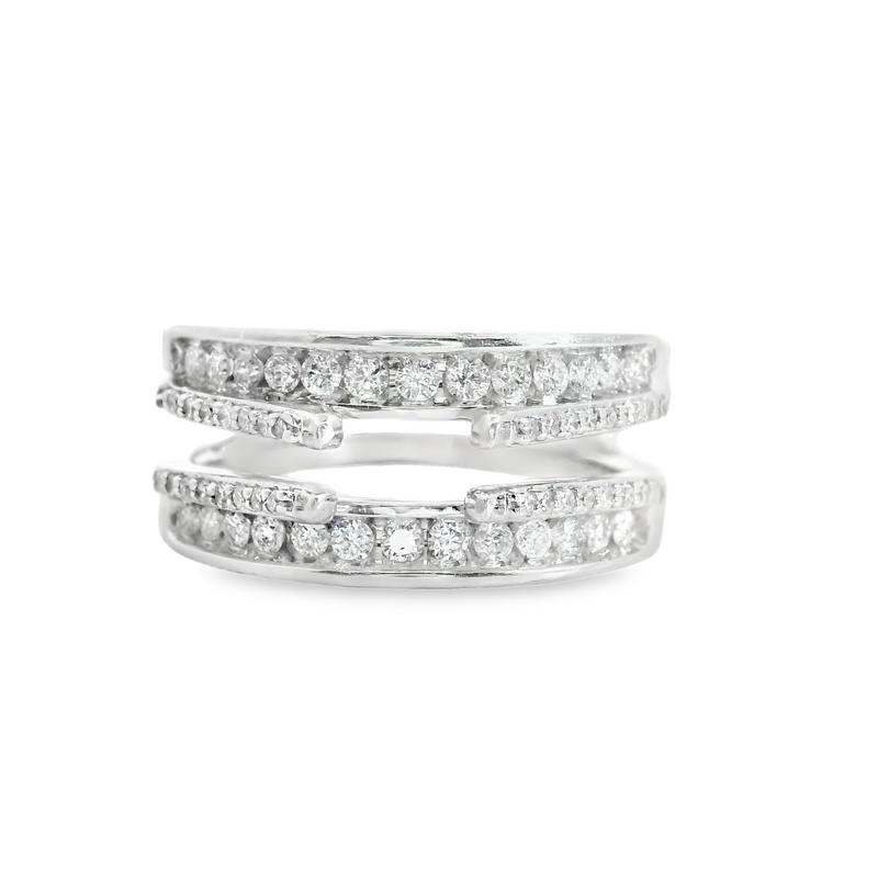 14K WG DIAMOND GUARD