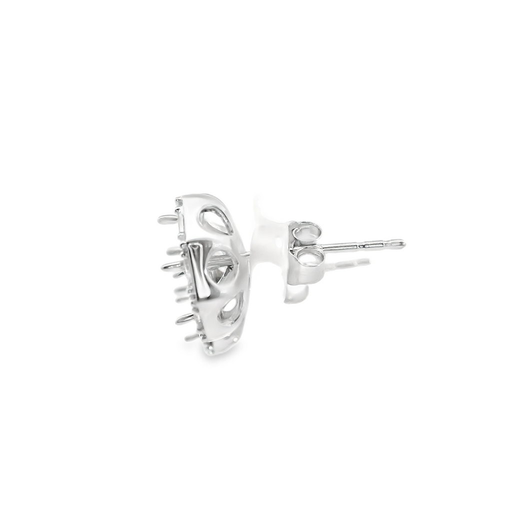 14K WG Diamond Earring Jackets