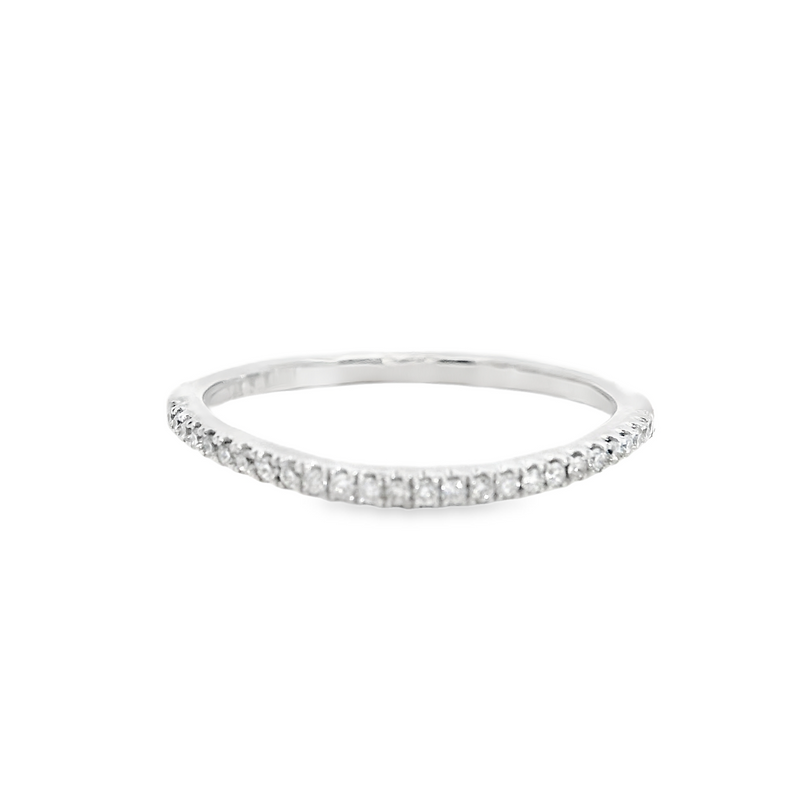 14K WG DIAMOND BAND