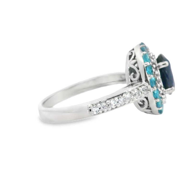 Sterling Silver Gemstone Ring