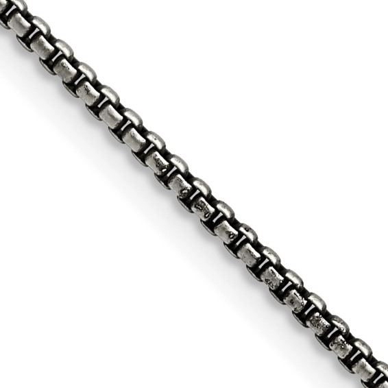 Stainless Steel Antiqued Chain 20