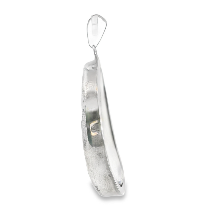 Sterling Silver Chinese Pottery Pendant