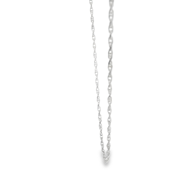 Sterling Silver Loose Rope Chain 20"