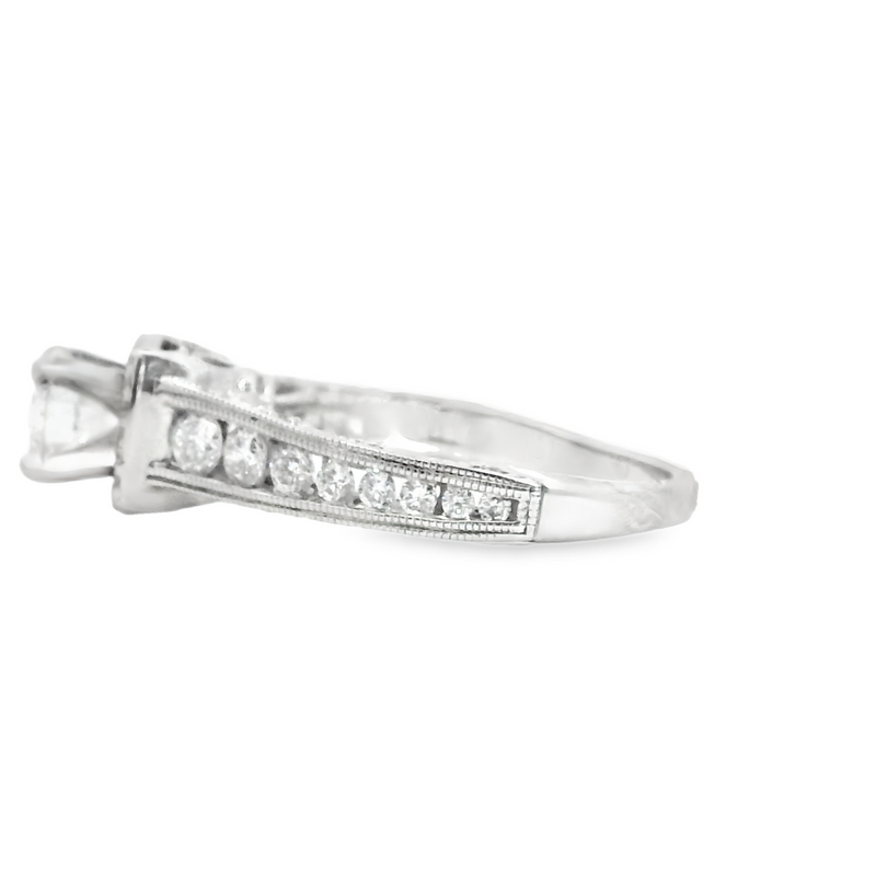 14K WHITE GOLD DIAMOND MOUNT