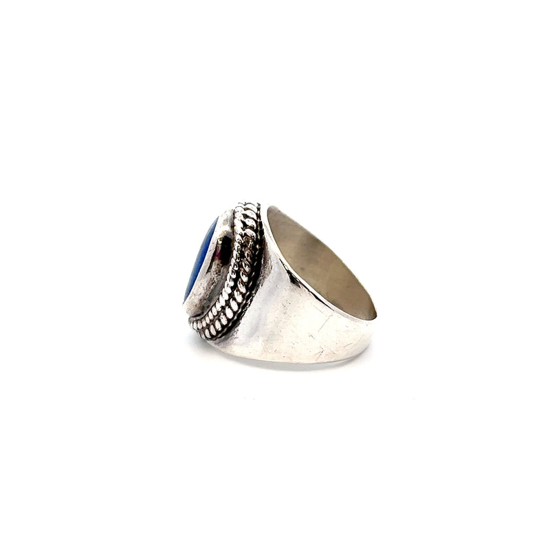 Sterling Silver Lapis Ring