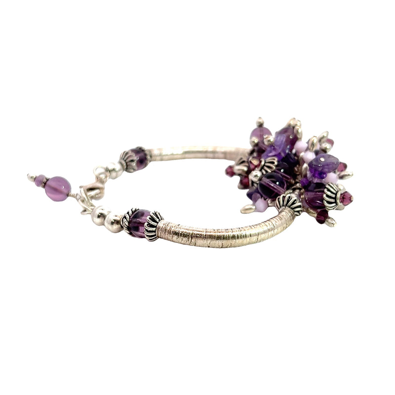 Sterling Silver Amethyst Bracelet