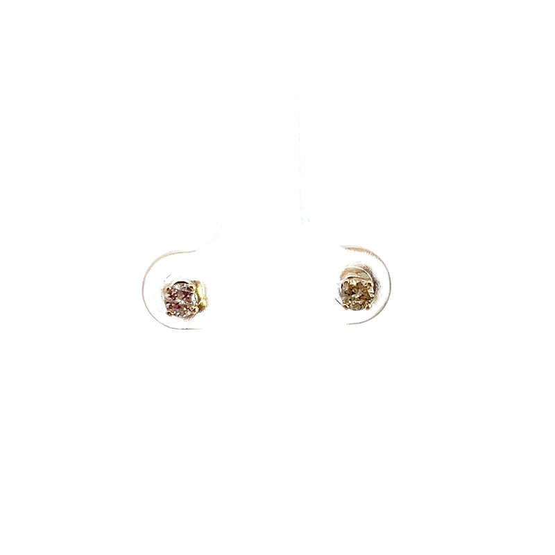 14K Y Diamond Stud Earrings 0.