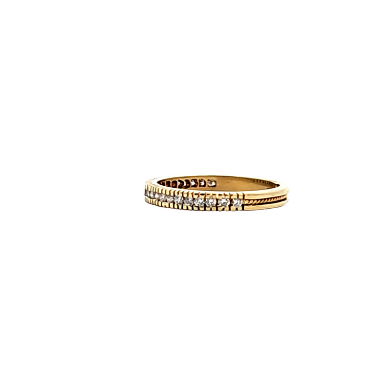 18K YG Diamond Band 0.30 CT TW