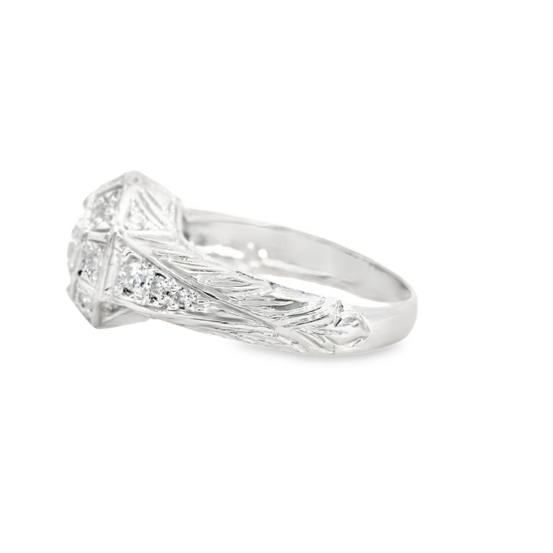 14K WG DIAMOND ENGAGEMENT RING