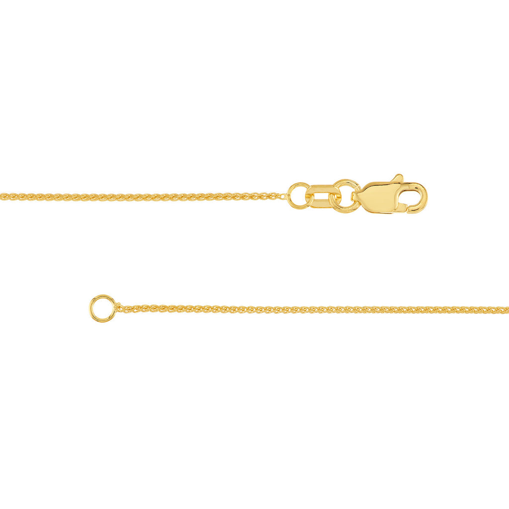 14K YG Wheat Chain 20"