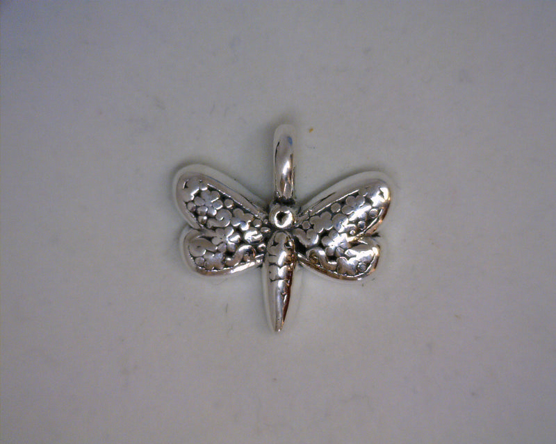 STERLING SILVER DRAGONFLY CHAR