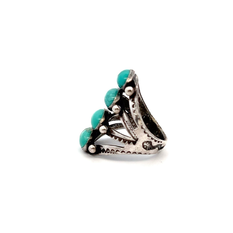 Sterling Silver Native American Turquoise Ring