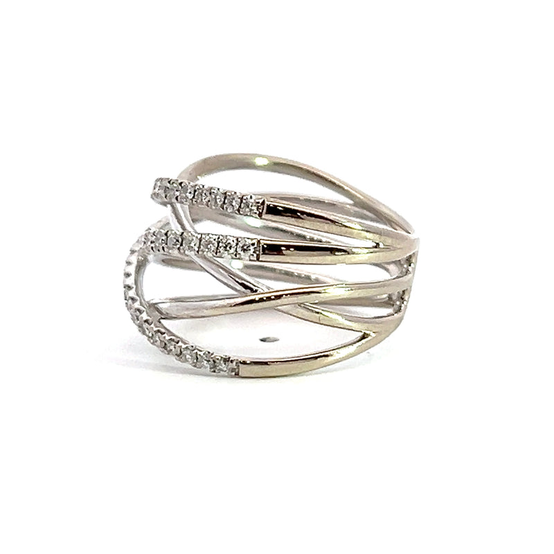 14K WG Zeghani Diamond Band