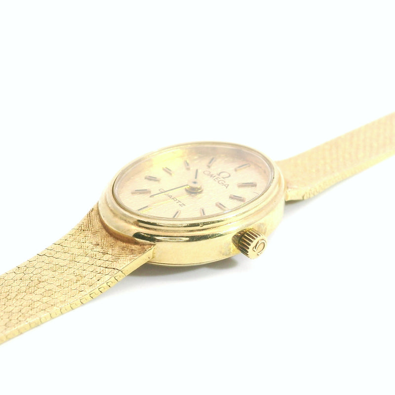 Ladies 14K Yellow Gold Omega Watch