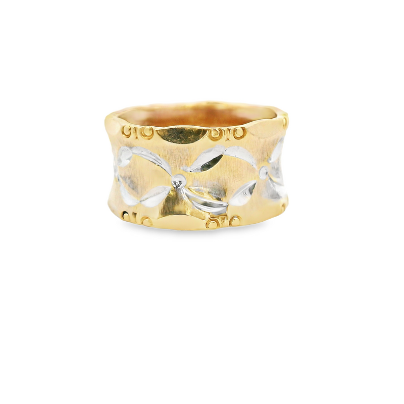 14K Two Tone Fashion Ring