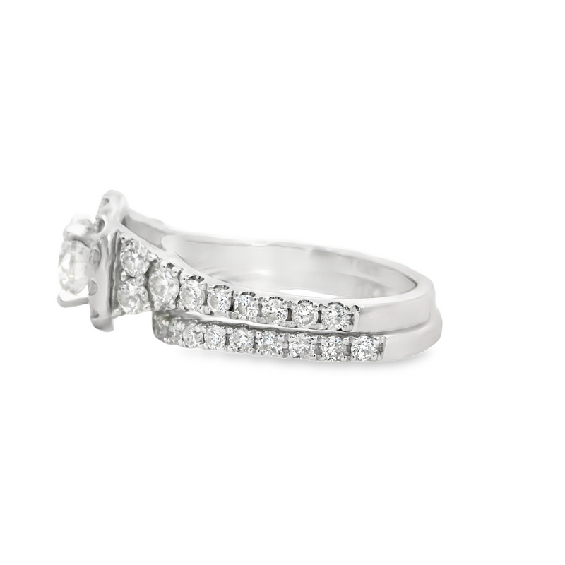 14K WG DIAMOND ENGAGEMENT SET