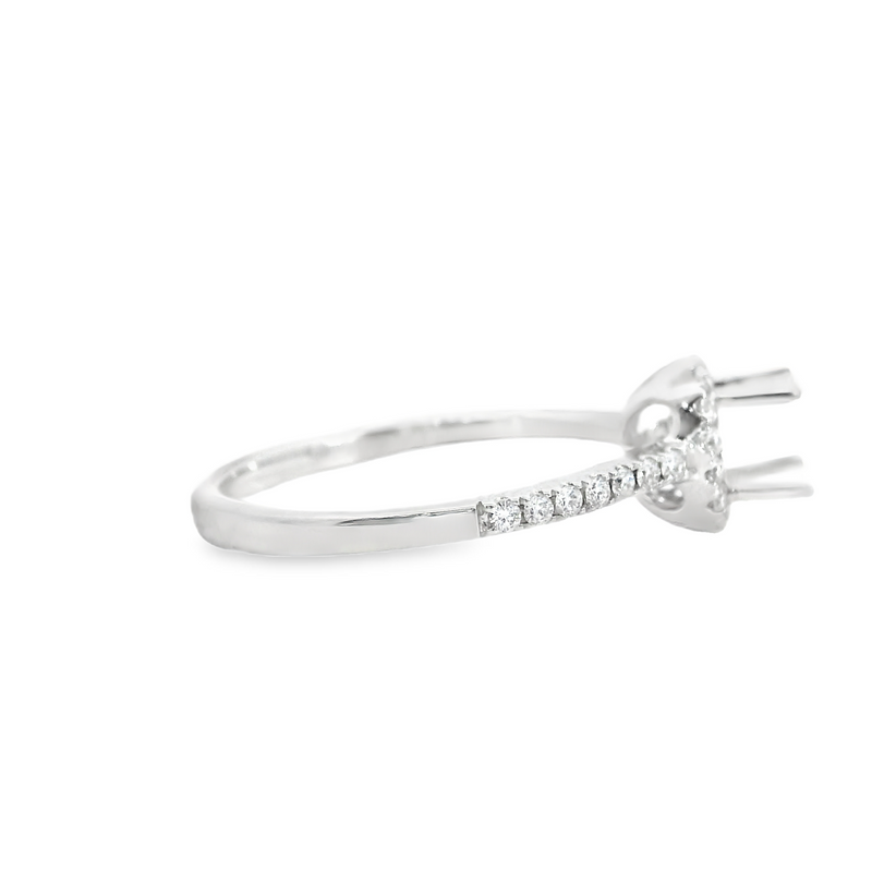 14K WG HALO MOUNT