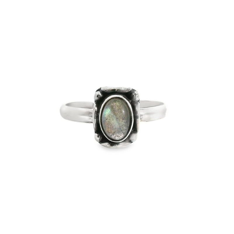 Sterling Silver Labradorite Ring