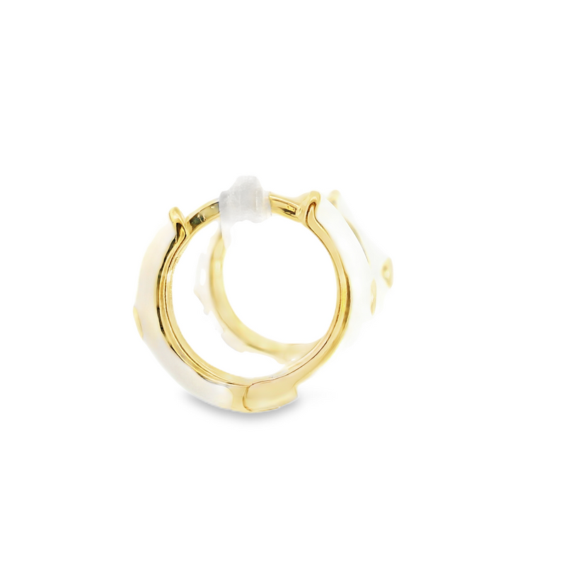 Gold Plated Huggie Earrings