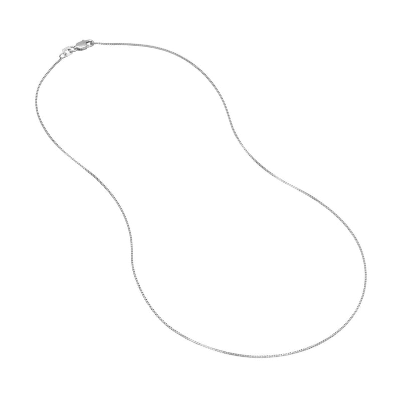 10K WG Box Chain 20"